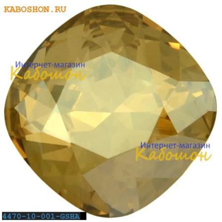 Swarovski Cushion Cut Fancy stone 10 мм Crystal Golden Shadow
