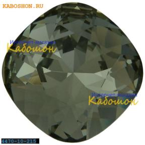 Swarovski Cushion Cut Fancy stone 10 мм Black Diamond