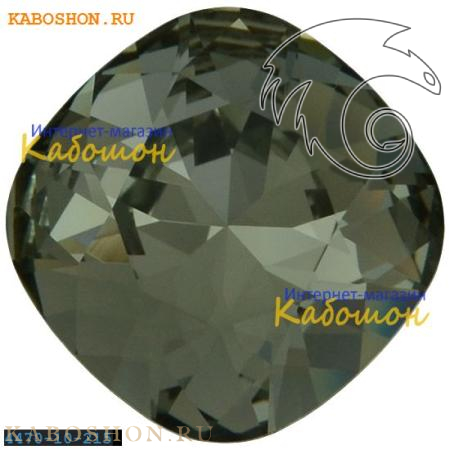 Swarovski Cushion Cut Fancy stone 10 мм Black Diamond 4470-10-215