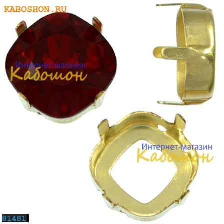 Оправа для Swarovski 4470 Cushion Cut Fancy stone 10 мм латунь