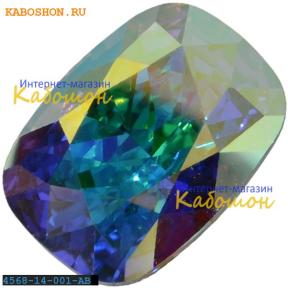 Swarovski Cushion fancy stone 14х10 мм Crystal AB