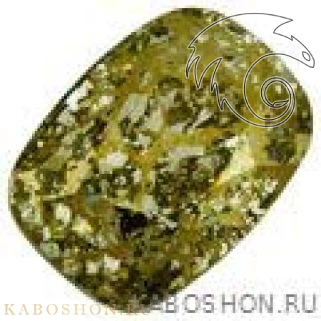 Swarovski Cushion fancy stone 14х10 мм Crystal Gold Patina 4568-14-001-GOLPA