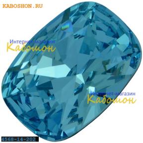 Swarovski Cushion fancy stone 14х10 мм Aquamarine