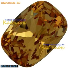 Swarovski Cushion fancy stone 14х10 мм Light Colorado Topaz