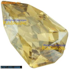 Swarovski Slim Trilliant 13,6х8,6 мм Crystal Golden Shadow