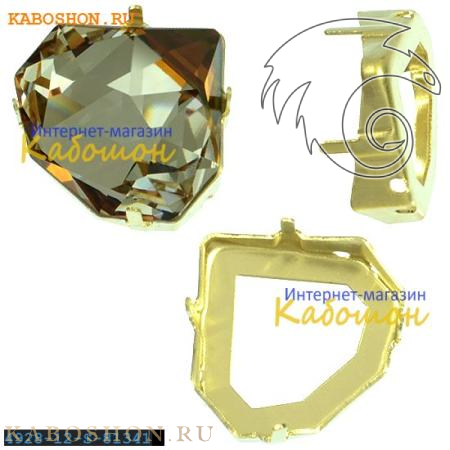 Оправа для Swarovski 4928 Tilted Chaton Fancy stone 12 мм латунь 4928-12-S-81340