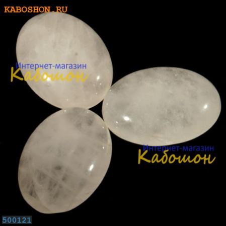 Кварц розовый овальный 20х15 мм