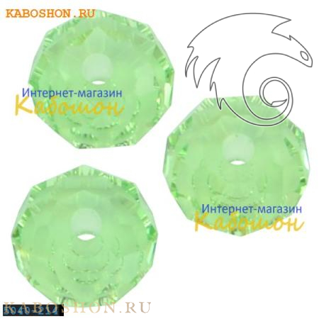 Swarovski Briolette bead 6 мм Peridot 5040-6-214