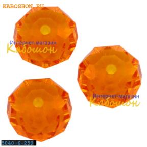 Swarovski Briolette bead 6 мм Tangerine