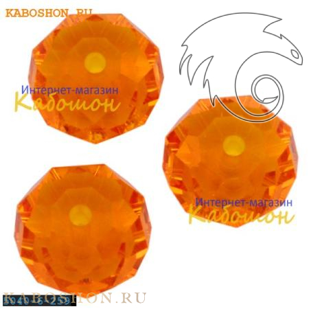 Swarovski Briolette bead 6 мм Tangerine 5040-6-259