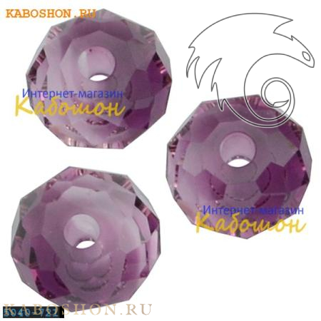 Swarovski Briolette bead 6 мм Amethyst Blend 5040-6-721