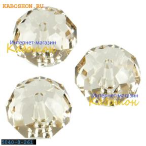 Swarovski Briolette bead 8 мм Light Silk