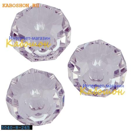 Swarovski Briolette bead 8 мм Smoky Mauve