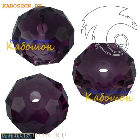 Swarovski Briolette bead 8 мм Amethyst Blend 5040-8-721