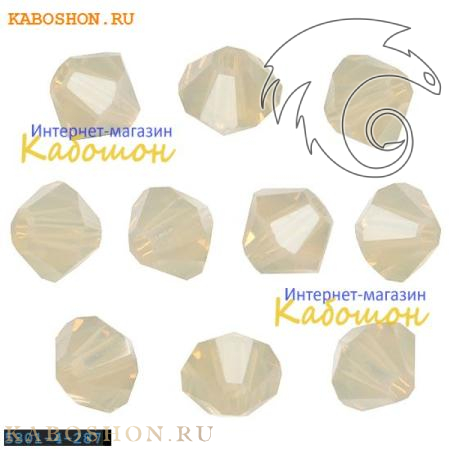 Swarovski Xilion beads 4 мм Sand Opal 5328-4-287