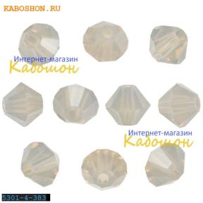 Swarovski Xilion beads 4 мм Light Grey Opal