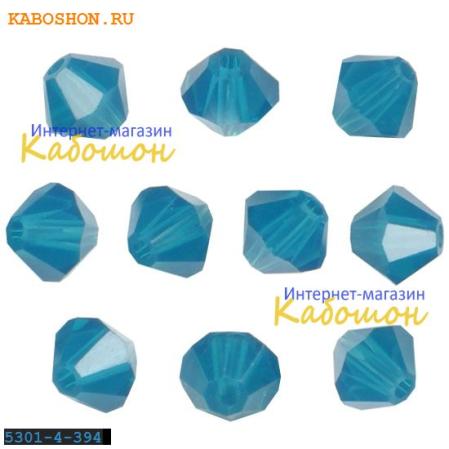 Swarovski Xilion beads 4 мм Caribbean Blue Opal