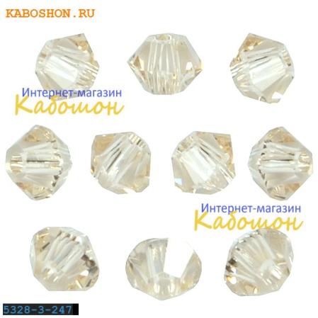 Swarovski Xilion beads 3 мм Ceylon Topaz