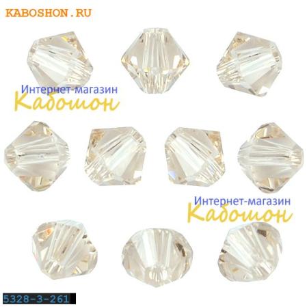 Swarovski Xilion beads 3 мм Light Silk