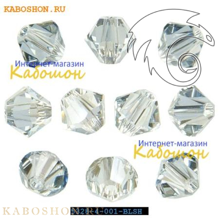 Swarovski Xilion beads 3 мм Crystal Blue Shade 5328-3-001-BLSH