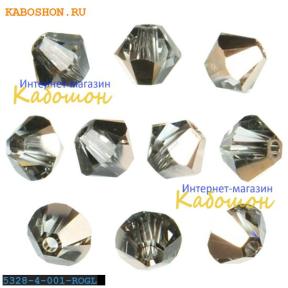 Swarovski Xilion beads 4 мм Crystal Rose Gold