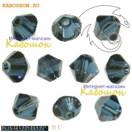 Swarovski Xilion beads 4 мм Montana Satin 5328-4-207SAT