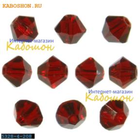 Swarovski Xilion beads 4 мм Siam