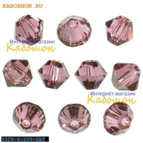 Swarovski Xilion beads 3 мм Rose Satin