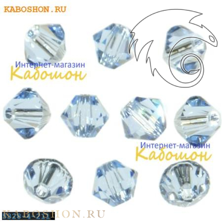 Swarovski Xilion beads 3 мм Light Sapphire 5328-3-211
