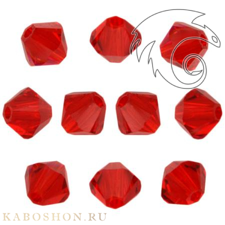 Swarovski Xilion beads 4 мм Light Siam 5328-4-227