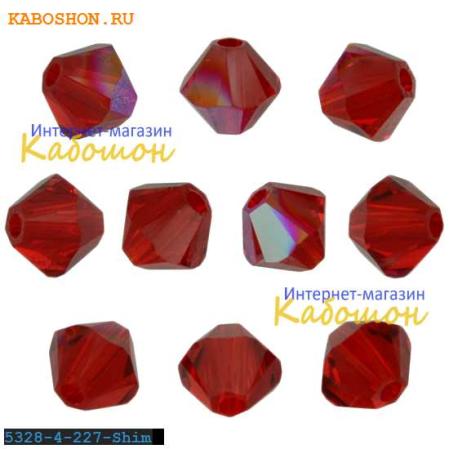 Swarovski Xilion beads 3 мм Light Siam Shimmer