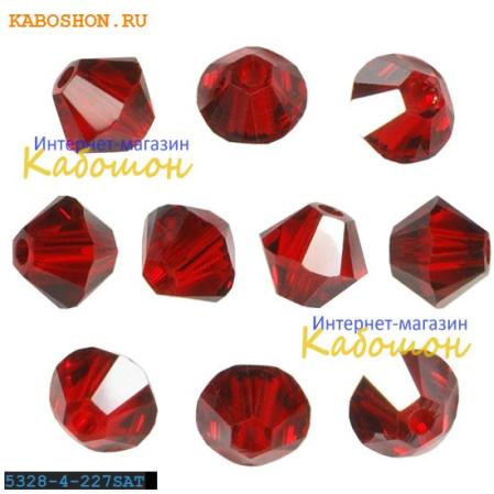 Swarovski Xilion beads 4 мм Light Siam Satin