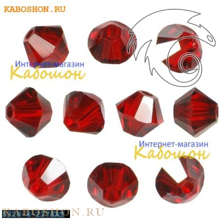 Swarovski Xilion beads 4 мм Light Siam Satin 5328-4-227SAT