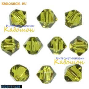 Swarovski Xilion beads 4 мм Olivine