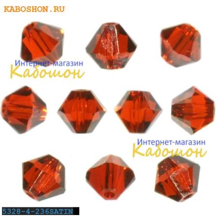 Swarovski Xilion beads 4 мм Hyacinth Satin
