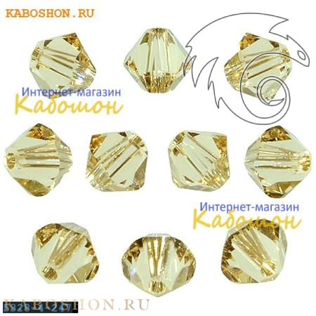 Swarovski Xilion beads 4 мм Ceylon Topaz 5328-4-247