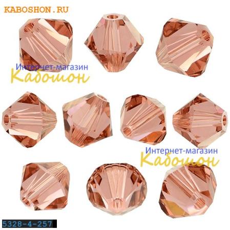 Swarovski Xilion beads 4 мм Blush Rose
