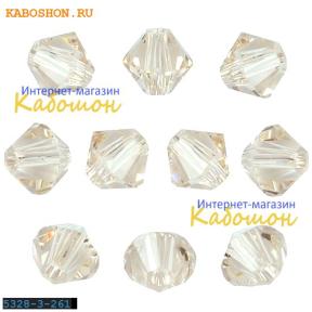 Swarovski Xilion beads 4 мм Light Silk