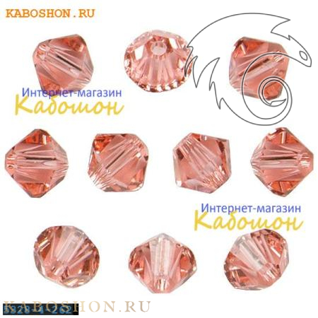 Swarovski Xilion beads 3 мм Rose Peach 5328-3-262