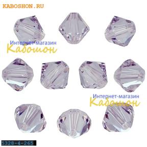 Swarovski Xilion beads 4 мм Smoky Mauve