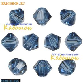 Swarovski Xilion beads 4 мм Denim Blue