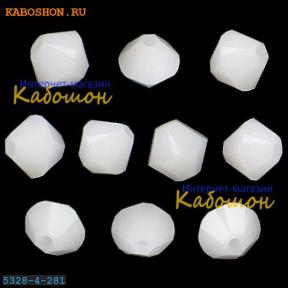 Swarovski Xilion beads 3 мм White Alabaster