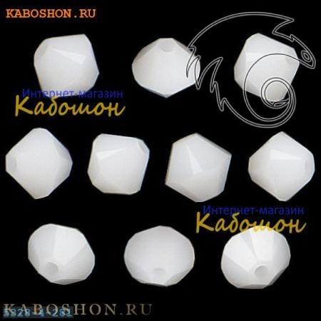 Swarovski Xilion beads 3 мм White Alabaster 5328-3-281