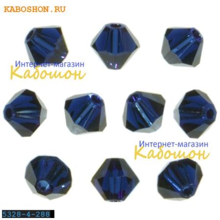 Swarovski Xilion beads 4 мм Dark Indigo