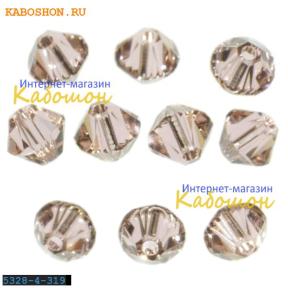 Swarovski Xilion beads 3 мм Vintage Rose