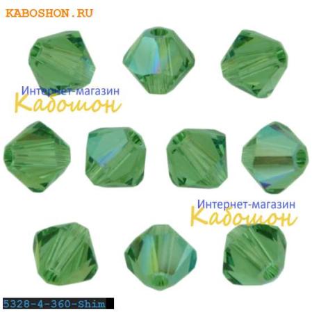 Swarovski Xilion beads 3 мм Erinite Shimmer