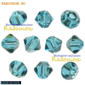 Swarovski Xilion beads 4 мм Indicolite