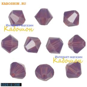 Swarovski Xilion beads 4 мм Cyclamen Opal