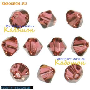 Swarovski Xilion beads 4 мм Padparadscha Satin