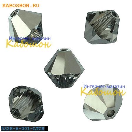 Swarovski Xilion beads 5 мм Crystal Light Chrome